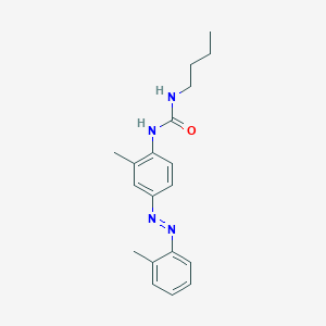 molecular formula C19H24N4O B14178708 Urea, N-butyl-N'-[2-methyl-4-[(2-methylphenyl)azo]phenyl]- CAS No. 854945-60-1