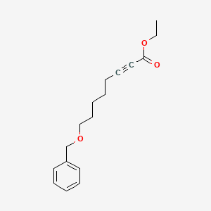 molecular formula C17H22O3 B14178723 Ethyl 8-(benzyloxy)oct-2-ynoate CAS No. 921207-66-1