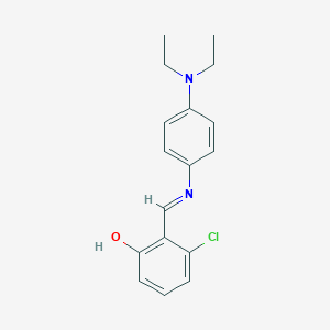 5-Chloro-6-{[4-(diethylamino)anilino]methylidene}cyclohexa-2,4-dien-1-one