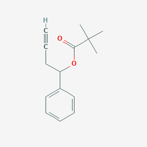 1-Phenylbut-3-yn-1-yl 2,2-dimethylpropanoate