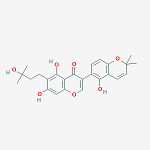 molecular formula C25H26O7 B14178786 Kanzonol T CAS No. 181476-22-2