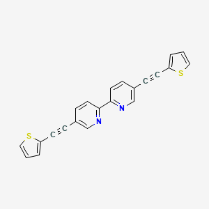 5,5'-Bis[(thiophen-2-yl)ethynyl]-2,2'-bipyridine