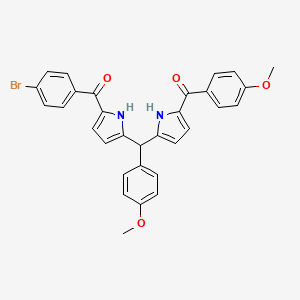 (5-{[5-(4-Bromobenzoyl)-1H-pyrrol-2-yl](4-methoxyphenyl)methyl}-1H-pyrrol-2-yl)(4-methoxyphenyl)methanone