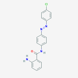 molecular formula C19H15ClN4O B14178809 2-Amino-N-{4-[(E)-(4-chlorophenyl)diazenyl]phenyl}benzamide CAS No. 921754-17-8