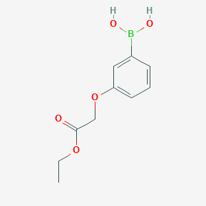 molecular formula C10H13BO5 B1417881 (3-(2-乙氧基-2-氧代乙氧基)苯基)硼酸 CAS No. 957062-63-4