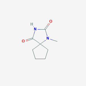 B1417882 1-Methyl-1,3-diazaspiro[4.4]nonane-2,4-dione CAS No. 1170110-01-6