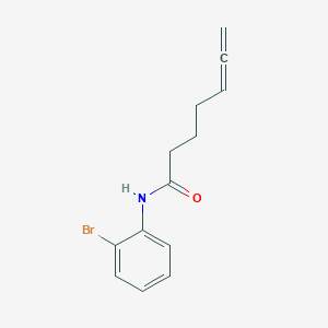 molecular formula C13H14BrNO B14178834 N-(2-Bromophenyl)hepta-5,6-dienamide CAS No. 920985-92-8