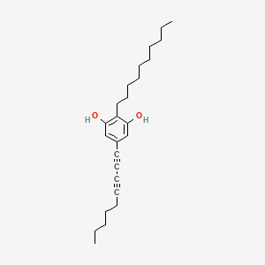 molecular formula C25H36O2 B14178848 Microcarbonin A CAS No. 925236-23-3