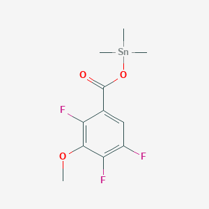 Trimethyl[(2,4,5-trifluoro-3-methoxybenzoyl)oxy]stannane