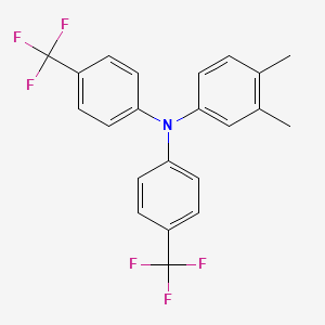 3,4-Dimethyl-N,N-bis[4-(trifluoromethyl)phenyl]aniline