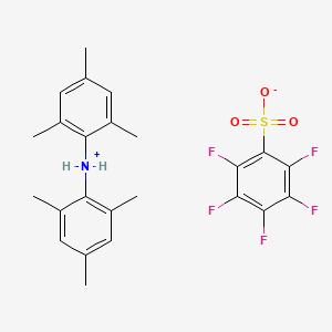 molecular formula C24H24F5NO3S B1417895 二间甲苯基铵五氟苯磺酸盐 CAS No. 850629-65-1