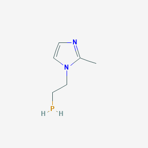 molecular formula C6H11N2P B14178950 2-Methyl-1-(2-phosphanylethyl)-1H-imidazole CAS No. 923271-60-7