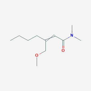 3-(methoxymethyl)-N,N-dimethylhept-2-enamide