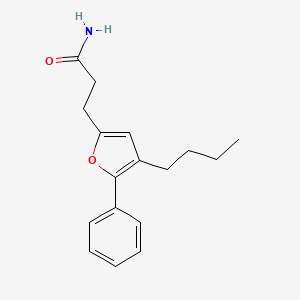 2-Furanpropanamide, 4-butyl-5-phenyl-