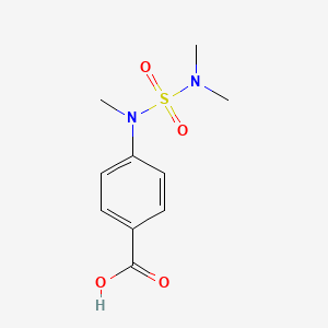 molecular formula C10H14N2O4S B1417897 4-[(二甲基磺酰)(甲基)氨基]苯甲酸 CAS No. 1207326-84-8