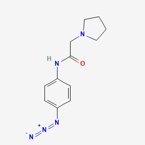 N-(4-Azidophenyl)-2-(pyrrolidin-1-yl)acetamide