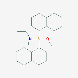 1,1-Di(decahydronaphthalen-1-yl)-N-ethyl-1-methoxysilanamine