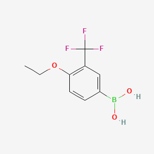 molecular formula C9H10BF3O3 B1417898 4-乙氧基-3-三氟甲基苯硼酸 CAS No. 871329-83-8