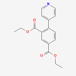 1,3-Benzenedicarboxylic acid,4-(4-pyridinyl)-,1,3-diethyl ester