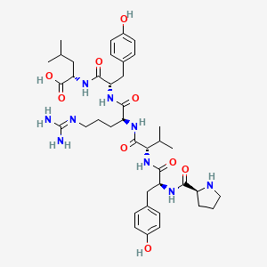 L-Prolyl-L-tyrosyl-L-valyl-N~5~-(diaminomethylidene)-L-ornithyl-L-tyrosyl-L-leucine