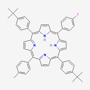 5,15-Bis(4-tert-butylphenyl)-10-(4-iodophenyl)-20-(4-methylphenyl)porphyrin