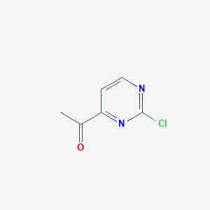 B1417901 1-(2-Chloropyrimidin-4-yl)ethanone CAS No. 1312535-78-6