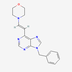 (E)-4-(2-(9-Benzyl-9H-purin-6-yl)vinyl)morpholine