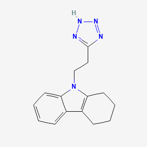 9-[2-(2H-tetrazol-5-yl)ethyl]-1,2,3,4-tetrahydrocarbazole