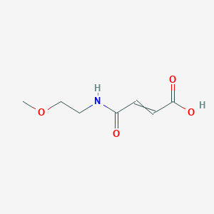 4-(2-Methoxyethylamino)-4-oxobut-2-enoic acid