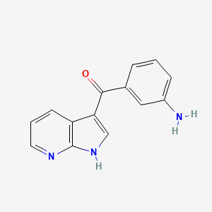 (3-Aminophenyl)(1H-pyrrolo[2,3-b]pyridin-3-yl)methanone