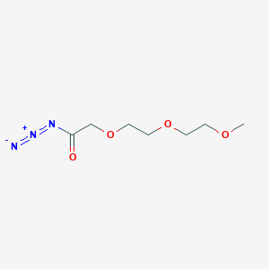 molecular formula C7H13N3O4 B14179069 [2-(2-Methoxyethoxy)ethoxy]acetyl azide CAS No. 850148-59-3