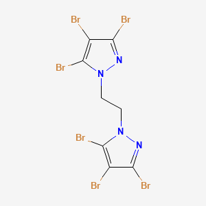 1,1'-(Ethane-1,2-diyl)bis(3,4,5-tribromo-1H-pyrazole)