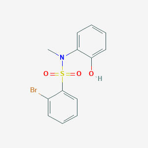 2-Bromo-N-(2-hydroxyphenyl)-N-methylbenzene-1-sulfonamide