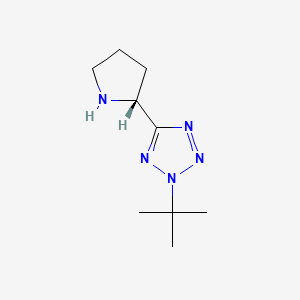 2-tert-Butyl-5-[(2R)-pyrrolidin-2-yl]-2H-tetrazole