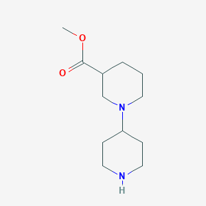 molecular formula C12H22N2O2 B1417918 1,4'-联哌啶-3-羧酸甲酯 CAS No. 889952-13-0