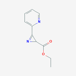 2H-Azirine-2-carboxylic acid, 3-(2-pyridinyl)-, ethyl ester