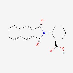 (1R,2R)-2-(1,3-Dioxo-1H-benzo[f]isoindol-2(3H)-yl)cyclohexanecarboxylic acid