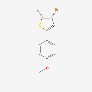 Thiophene, 3-bromo-5-(4-ethoxyphenyl)-2-methyl-