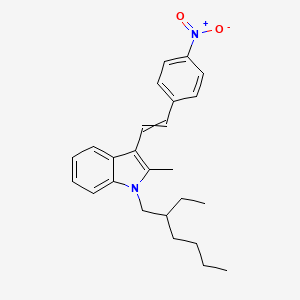 1-(2-Ethylhexyl)-2-methyl-3-[2-(4-nitrophenyl)ethenyl]-1H-indole