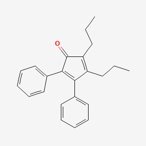 2,3-Diphenyl-4,5-dipropylcyclopenta-2,4-dien-1-one