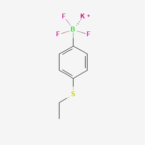 molecular formula C8H9BF3KS B1417943 三氟硼酸钾（4-(乙硫基)苯基） CAS No. 850623-75-5
