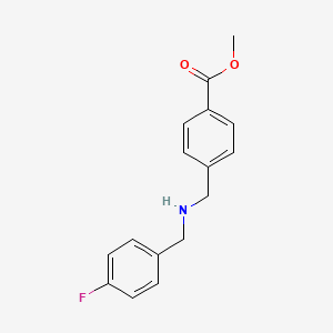 Methyl 4-({[(4-fluorophenyl)methyl]amino}methyl)benzoate