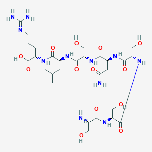 L-Seryl-L-seryl-L-seryl-L-asparaginyl-L-seryl-L-leucyl-N~5~-(diaminomethylidene)-L-ornithine