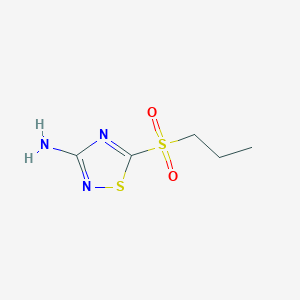 5-(Propane-1-sulfonyl)-1,2,4-thiadiazol-3-amine