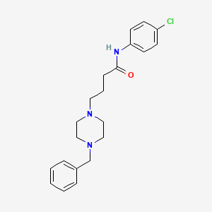 4-(4-benzylpiperazin-1-yl)-N-(4-chlorophenyl)butanamide