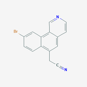 (9-Bromobenzo[h]isoquinolin-6-yl)acetonitrile