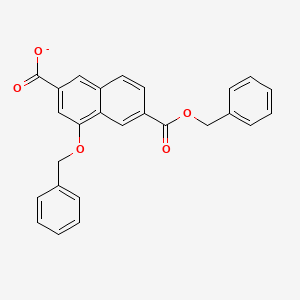 2,6-Naphthalenedicarboxylic acid, 4-(phenylmethoxy)-, 6-(phenylmethyl) ester