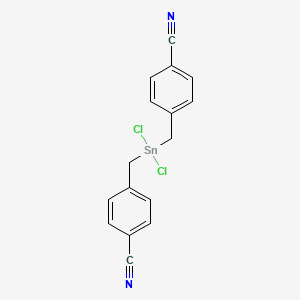 4,4'-[(Dichlorostannanediyl)bis(methylene)]dibenzonitrile