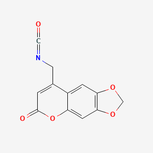 molecular formula C12H7NO5 B1417958 4-异氰酸甲基-6,7-亚甲二氧基香豆素 CAS No. 97744-89-3