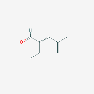 2-Ethyl-4-methylpenta-2,4-dienal